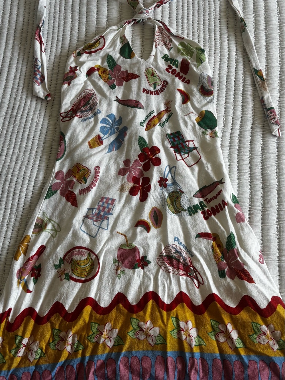 Petal and Pup Tropical Print Halter Dress